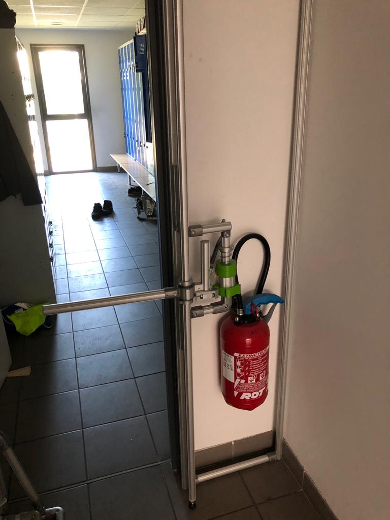 SAS compteur à l'entrée du vestiaire!