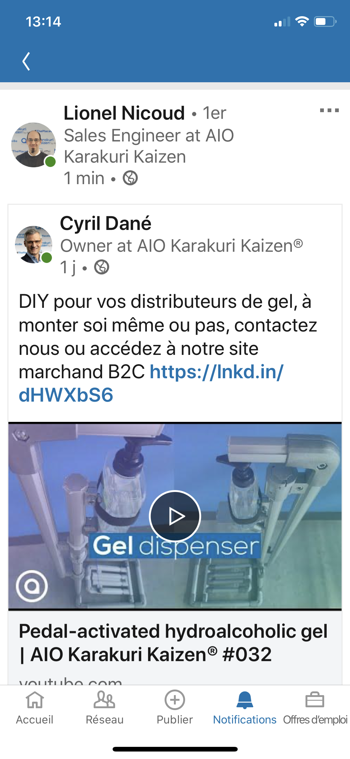Relayer nos innovations sur vos réseaux sociaux ... peut nous permettre de faire des ventes