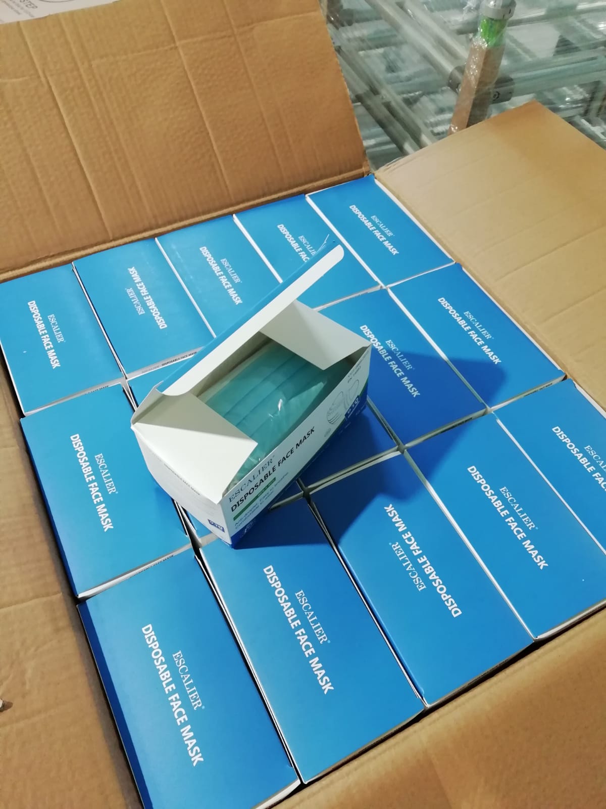 Les 5000 masques sont arrivés !!